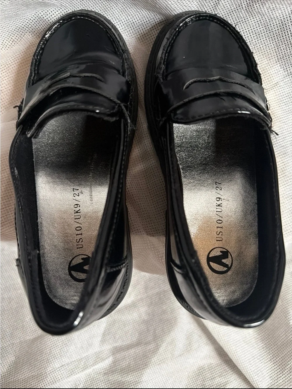 Classic Black Patent Loafer for little girls/toddler  size 10